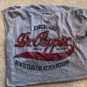 Dr Pepper crop top
